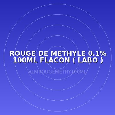 ROUGE DE METHYLE 0.1% 100ML FLACON ( LABO )