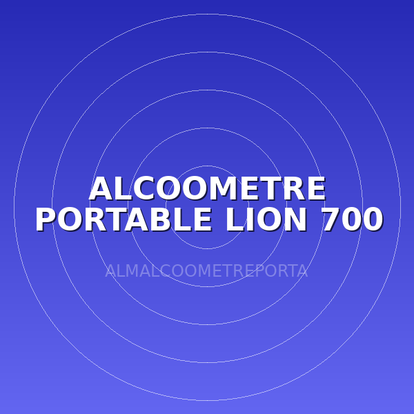 ALCOOMETRE PORTABLE LION 700