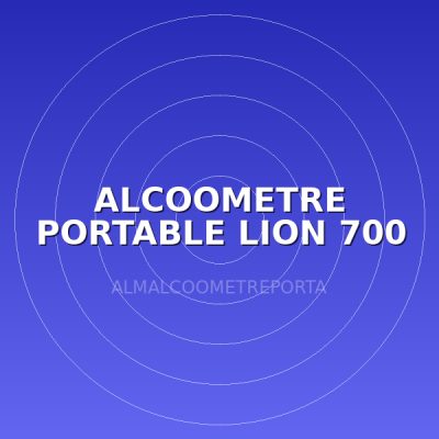 ALCOOMETRE PORTABLE LION 700