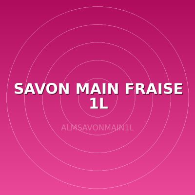 SAVON MAIN FRAISE 1L