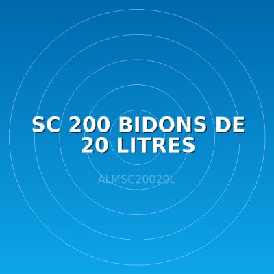 SC 200 BIDONS DE 20 LITRES