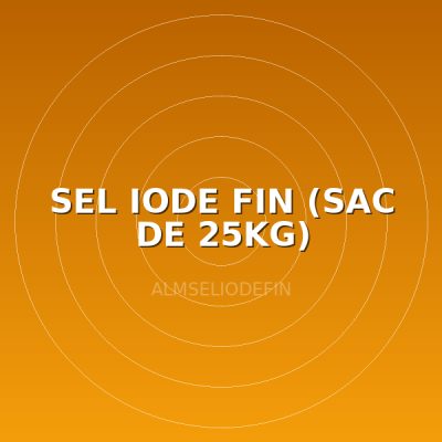 SEL IODE FIN (SAC DE 25KG)