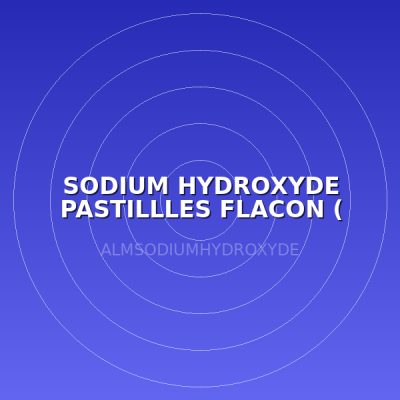 SODIUM HYDROXYDE PASTILLLES FLACON ( LABO )