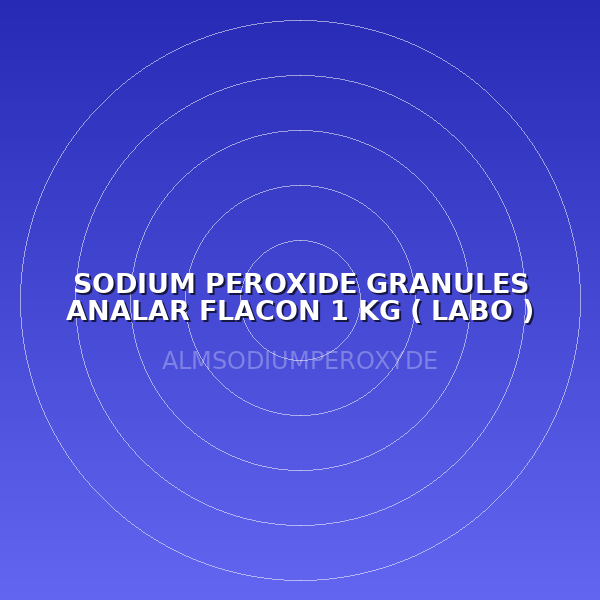 SODIUM PEROXIDE GRANULES ANALAR FLACON 1 KG  ( LABO )