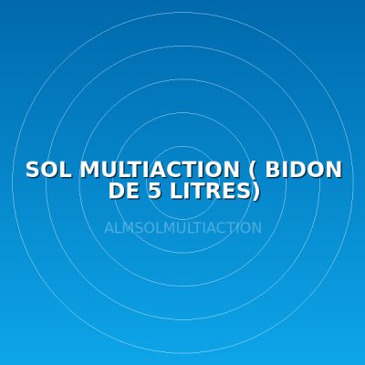 SOL MULTIACTION ( BIDON DE 5 LITRES)