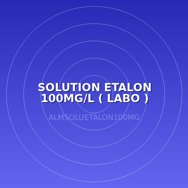 SOLUTION ETALON 100MG/L ( LABO )