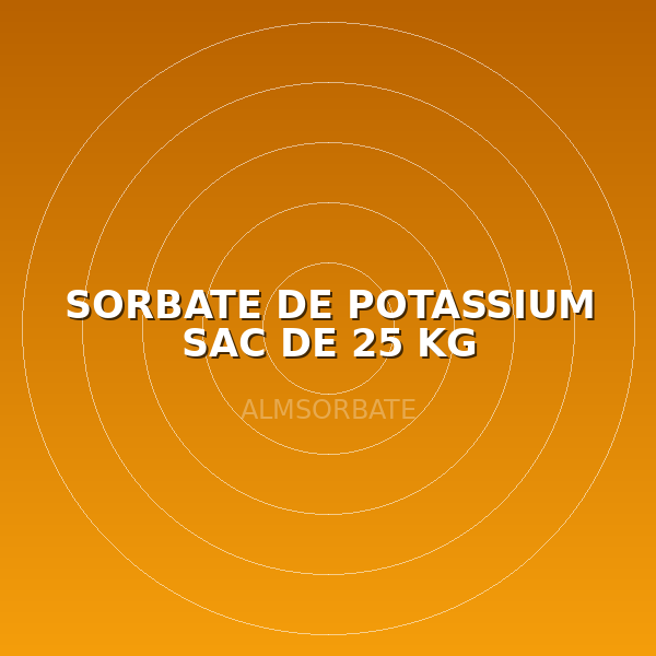 SORBATE DE POTASSIUM SAC DE 25 KG