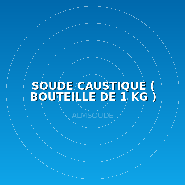 SOUDE CAUSTIQUE ( BOUTEILLE DE 1 KG )