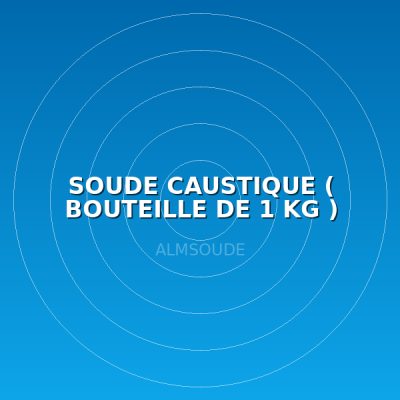 SOUDE CAUSTIQUE ( BOUTEILLE DE 1 KG )