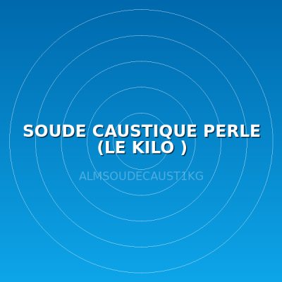 SOUDE CAUSTIQUE PERLE (LE KILO  )