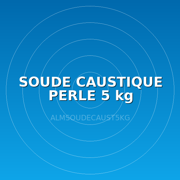 SOUDE CAUSTIQUE PERLE  5 kg