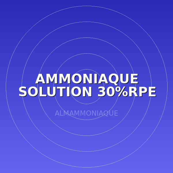 AMMONIAQUE SOLUTION 30%RPE 5L