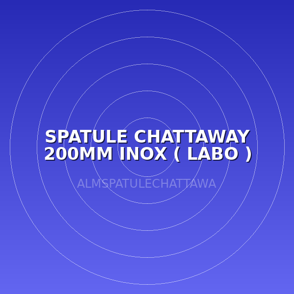 SPATULE CHATTAWAY 200MM INOX  ( LABO )