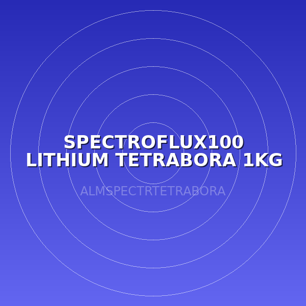 SPECTROFLUX100 LITHIUM TETRABORA 1KG ( LABO )