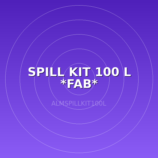 SPILL KIT 100 L   *FAB*