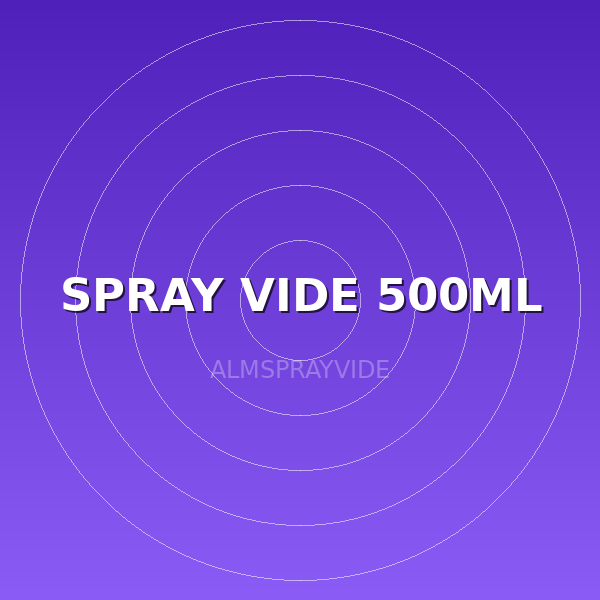 SPRAY VIDE 500ML