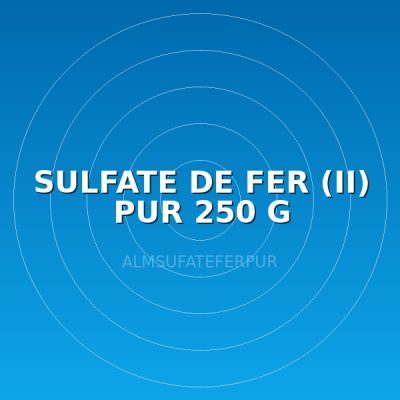 SULFATE DE FER (II) PUR 250 G