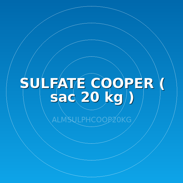 SULFATE COOPER ( sac 20 kg )