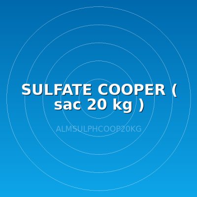 SULFATE COOPER ( sac 20 kg )