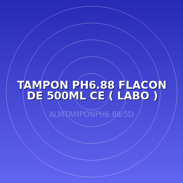 TAMPON PH6.88 FLACON DE 500ML CE ( LABO )