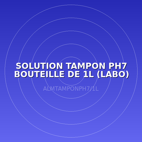 SOLUTION TAMPON PH7 BOUTEILLE DE 1L (LABO)