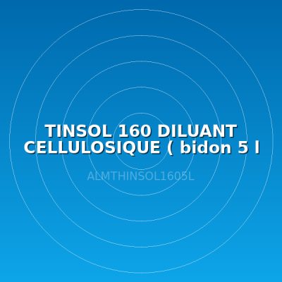 TINSOL 160 DILUANT CELLULOSIQUE ( bidon 5 l )