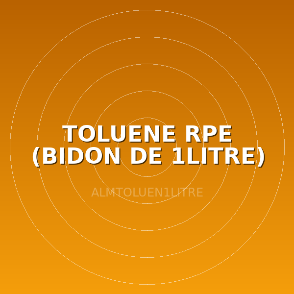 TOLUENE RPE (BIDON DE 1LITRE)