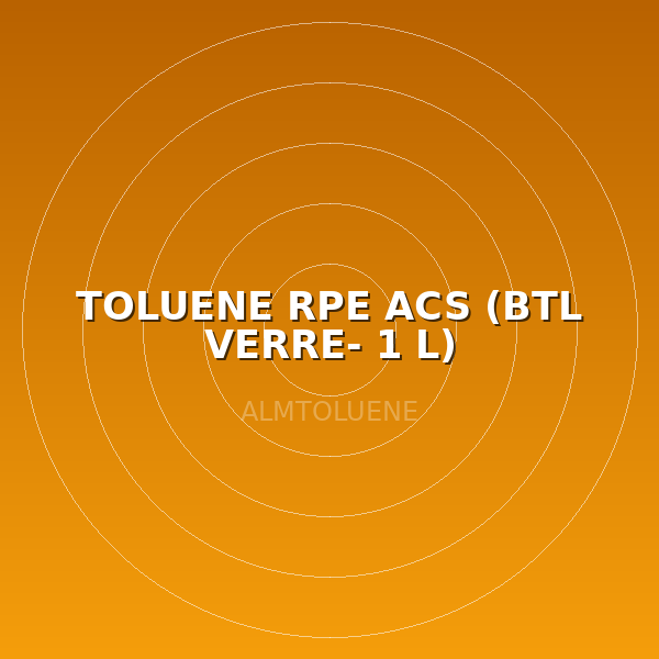 TOLUENE RPE ACS (BTL VERRE- 1 L)