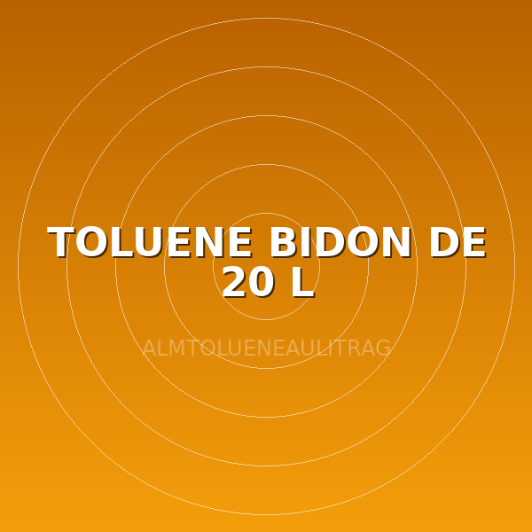 TOLUENE BIDON DE 20 L