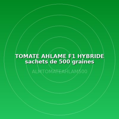 TOMATE AHLAME F1 HYBRIDE sachets de 500 graines