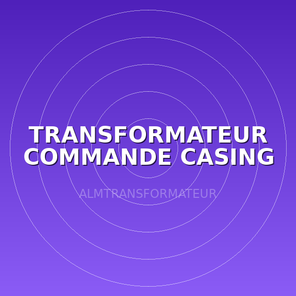 TRANSFORMATEUR COMMANDE CASING