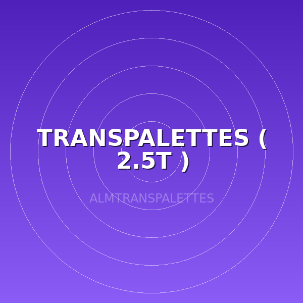 TRANSPALETTES ( 2.5T )