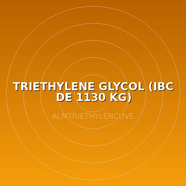 TRIETHYLENE GLYCOL (IBC DE 1130 KG)