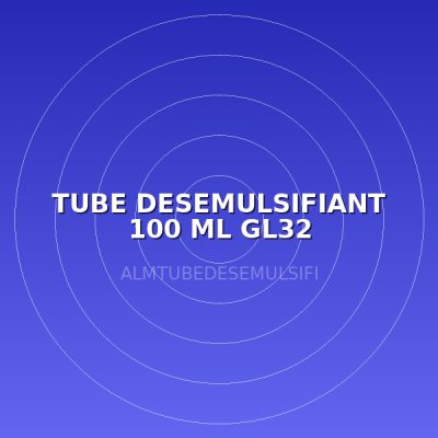 TUBE DESEMULSIFIANT 100 ML GL32