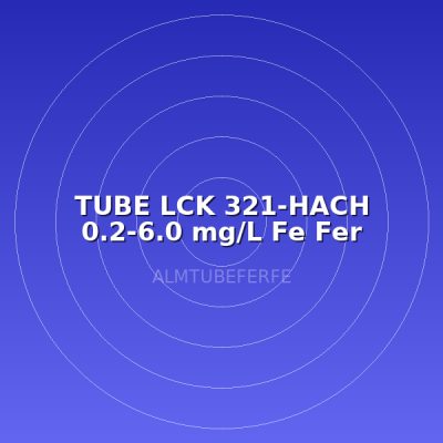 TUBE LCK 321-HACH 0.2-6.0 mg/L Fe Fer
