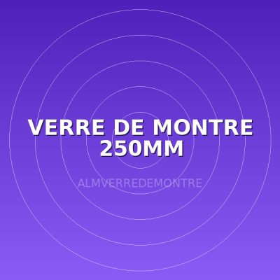 VERRE DE MONTRE 250MM