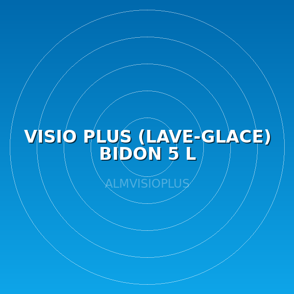 VISIO PLUS (LAVE-GLACE) BIDON 5 L