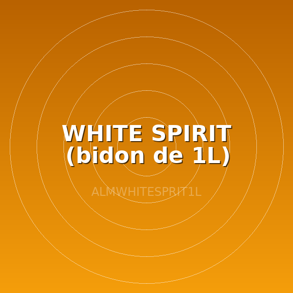 WHITE SPIRIT (bidon de 1L)