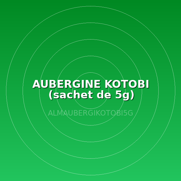 AUBERGINE KOTOBI (sachet de 5g)