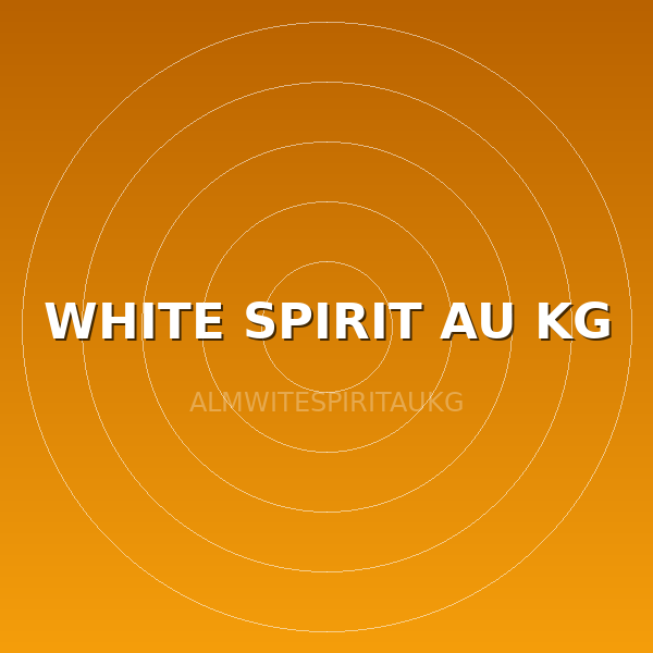 WHITE SPIRIT AU KG