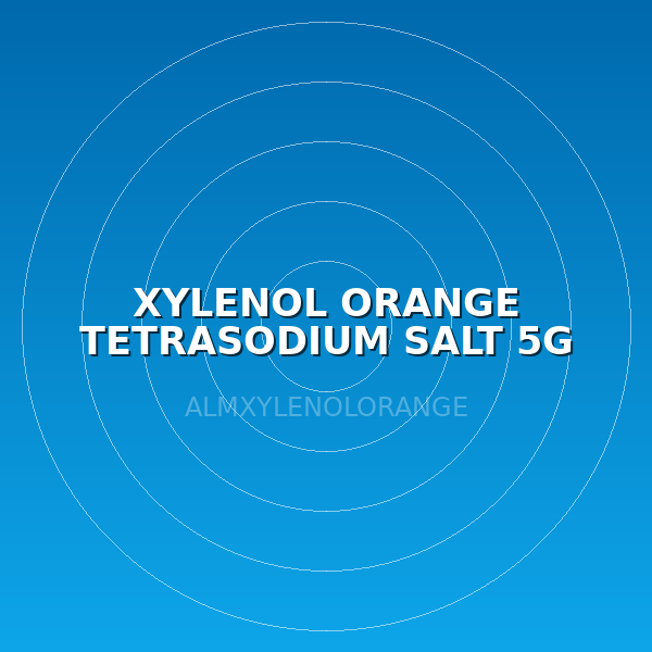 XYLENOL ORANGE TETRASODIUM SALT 5G