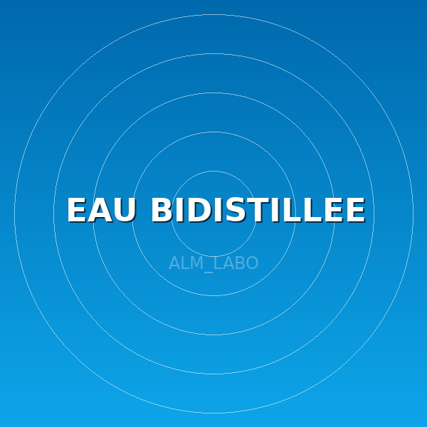 EAU BIDISTILLEE