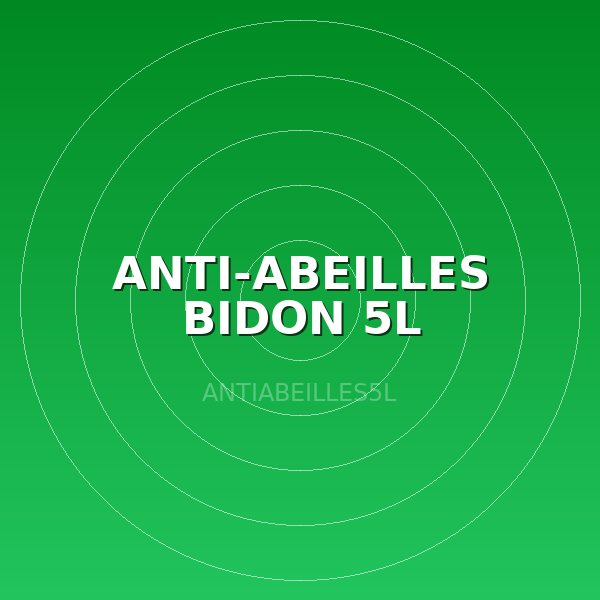 ANTI-ABEILLES BIDON 5L