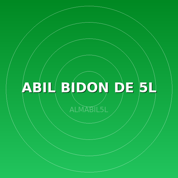 ABIL BIDON DE 5L