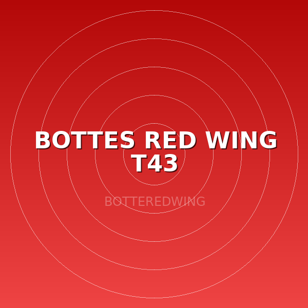 BOTTES RED WING T43