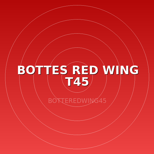 BOTTES RED WING T45