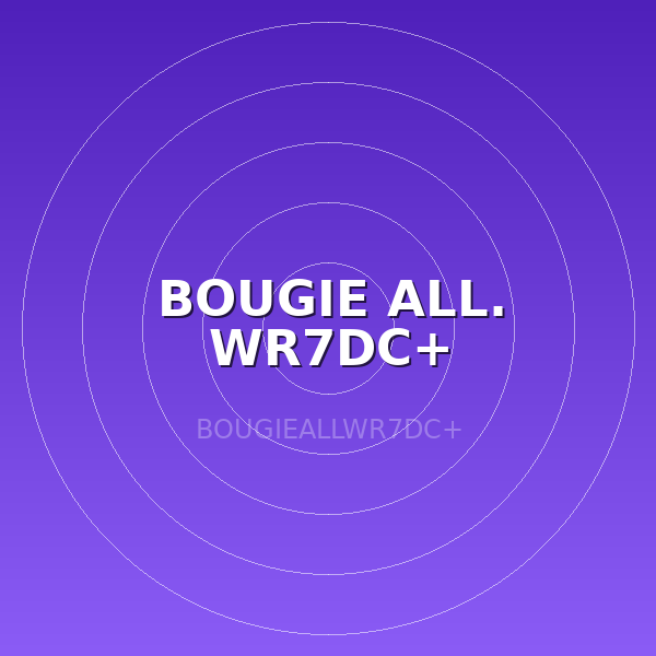 BOUGIE ALL. WR7DC+