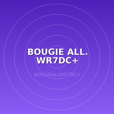 BOUGIE ALL. WR7DC+