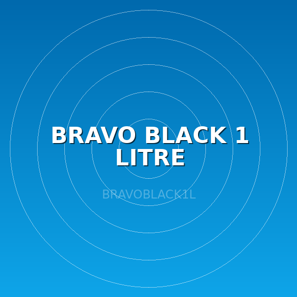 BRAVO BLACK 1 LITRE