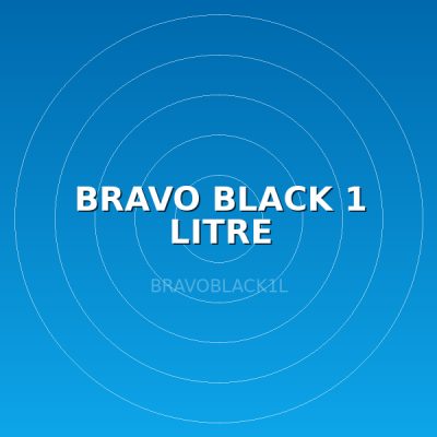 BRAVO BLACK 1 LITRE